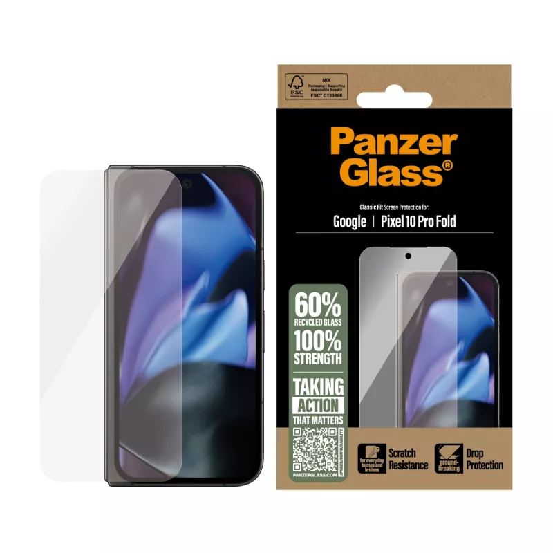 PanzerGlass ® näytönsuoja Google Pixel 10 Pro Fold 5G | Classic Fit