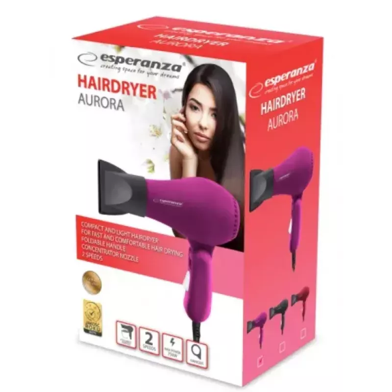 Hiustenkuivaaja ESPERANZA EBH003P 750W