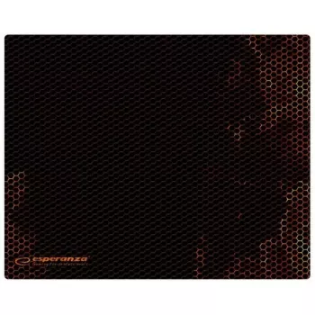 Hiirimatto ESPERANZA EGP101R — pelipolyesteri, koko S 250×200×2 mm, liukumaton pohja, oranssi kuvioitu pinta