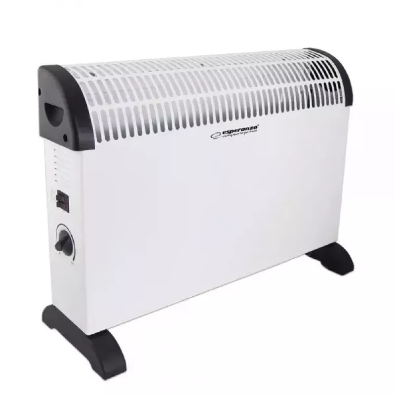 Sähköinen konvektorilämmitin ESPERANZA EHH008 — 2000 W, 3 tehotasoa, säädettävä termostaatti, valkoinen