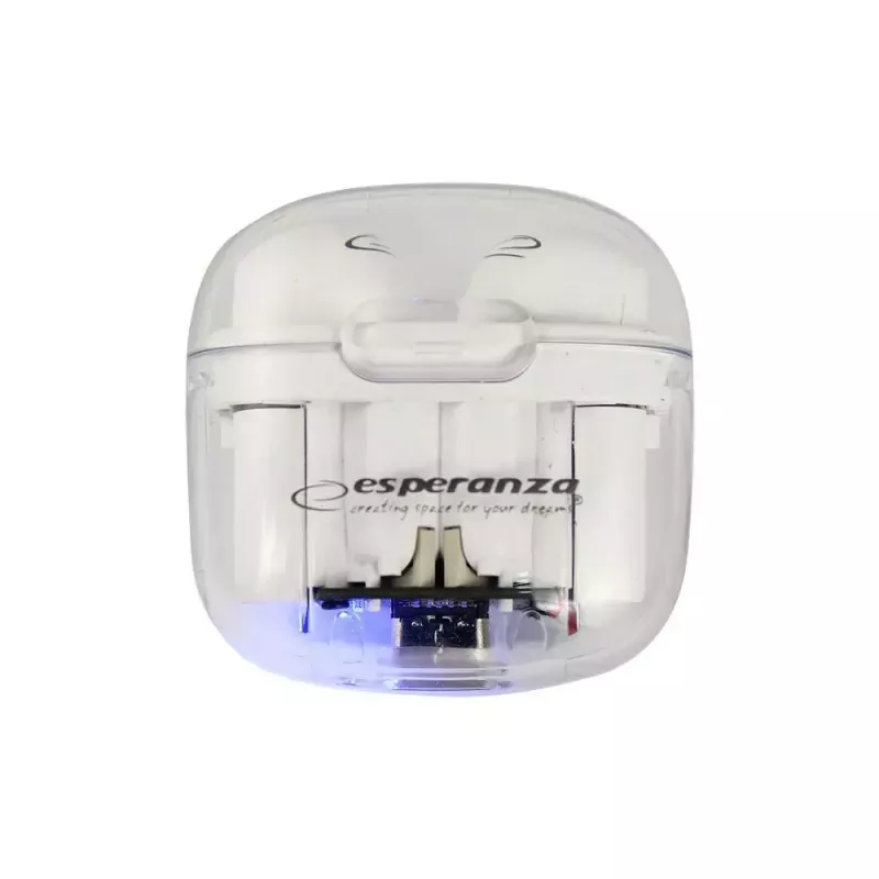 Langattomat in-ear-kuulokkeet ESPERANZA EH237W — Bluetooth 5.3, kosketusohjaus, 3–4 h akku, valkoinen