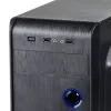 Akyga AK939BL Midi Tower -tietokonekotelo, ATX / Micro-ATX / Mini-ITX, 2x USB 2.0, ilman virtalähdettä, musta