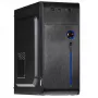 Akyga AK939BL Midi Tower -tietokonekotelo, ATX / Micro-ATX / Mini-ITX, 2x USB 2.0, ilman virtalähdettä, musta