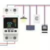 Yksivaiheinen energiankulutusmittari QOLTEC 50981 DIN35 230V 50Hz
