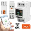 Yksivaiheinen energiankulutusmittari QOLTEC 50981 DIN35 230V 50Hz