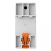 Yksivaiheinen energiankulutusmittari QOLTEC 50981 DIN35 230V 50Hz