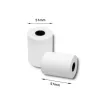 Kuitukassarullat QOLTEC 57 x 30 mm 55 g/m² BPA-vapaa, ydin 17 mm, 10 kpl