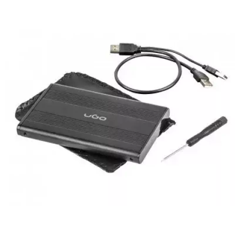 HDD/SSD-kotelo uGo Marapi S120 musta 2,5