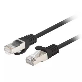Lanberg PCF6-20CC-0025-BK Cat.6 FTP -verkkokaapeli, 0,25 m, musta, 10 kpl:n pakkaus