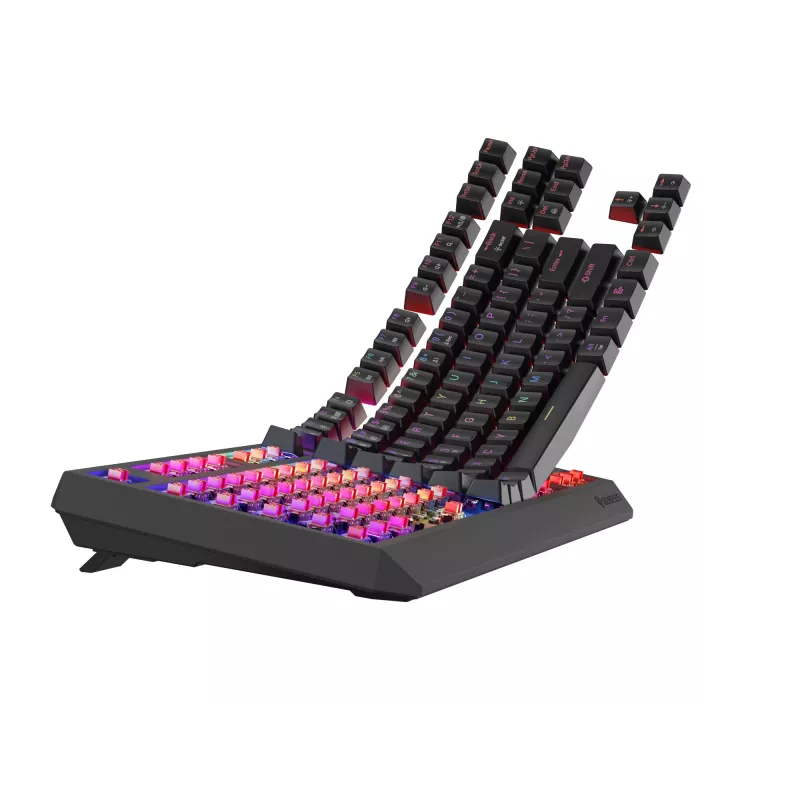 GENESIS Thor 230 TKL näppäimistö pelikäyttöön USB + RF langaton + Bluetooth QWERTZ musta