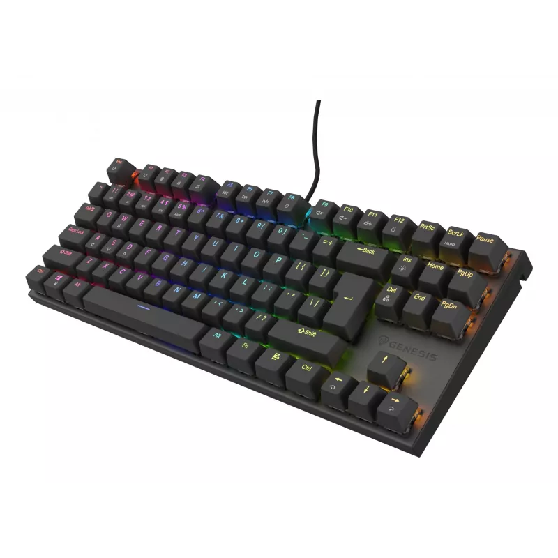 GENESIS Thor 303 TKL näppäimistö pelikäyttöön USB QWERTY US English musta