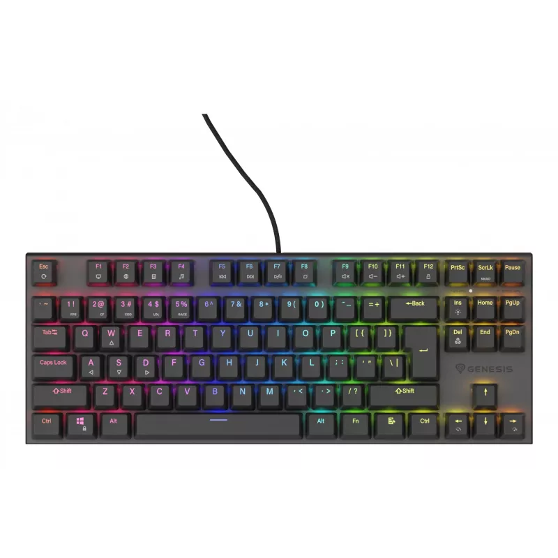 GENESIS Thor 303 TKL näppäimistö pelikäyttöön USB QWERTY US English musta