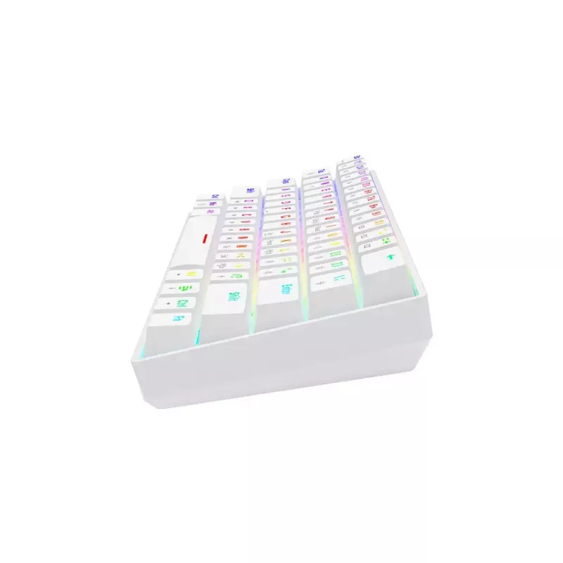 Savio WHITEOUT X2 RED -pelinäppäimistö USB QWERTY mekaaninen 61 näppäintä