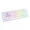 Savio WHITEOUT X2 RED -pelinäppäimistö USB QWERTY mekaaninen 61 näppäintä