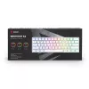 Savio WHITEOUT X2 RED -pelinäppäimistö USB QWERTY mekaaninen 61 näppäintä
