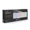 Savio WHITEOUT X2 RED -pelinäppäimistö USB QWERTY mekaaninen 61 näppäintä