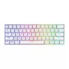 Savio WHITEOUT X2 RED -pelinäppäimistö USB QWERTY mekaaninen 61 näppäintä