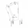 Maclean MC-898 mikrofonin pidike puomi, max 1 kg