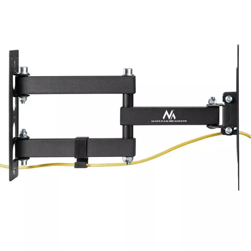 Seinäteline MACLEAN MC-700N VESA 200x200 23–43 tuuman näytöille, enintään 30 kg, musta