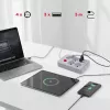 Jatkojohto MACLEAN MCE393 W – 4 pistorasiaa + 3×USB, 110–240V, 2,1A USB, 2500W, 3 m, valkoinen