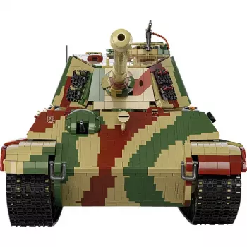 Rakennuslelu panssarivaunu Cobi Tiger II Königstiger mittakaava 1:12 malli