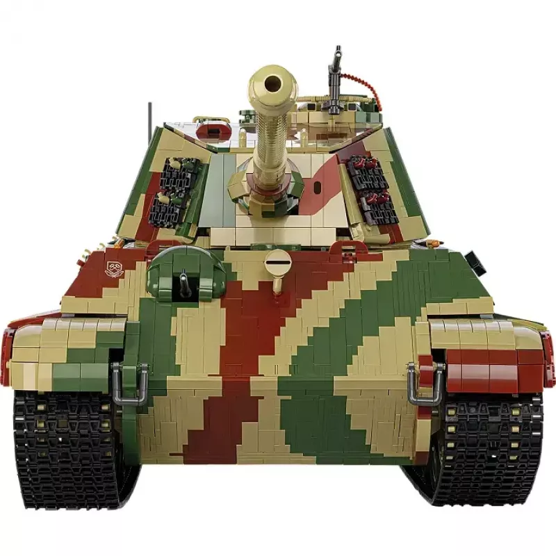 Rakennuslelu panssarivaunu Cobi Tiger II Königstiger mittakaava 1:12 malli