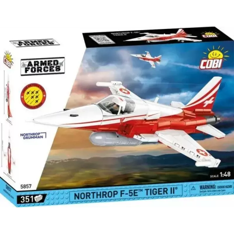 Rakennuslelu Cobi Northrop F-5E Tiger II malli 5857 palikkasarja