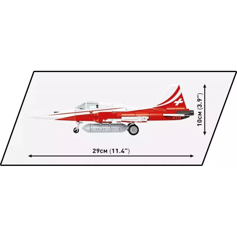 Rakennuslelu Cobi Northrop F-5E Tiger II malli 5857 palikkasarja