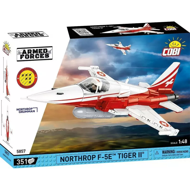 Rakennuslelu Cobi Northrop F-5E Tiger II malli 5857 palikkasarja
