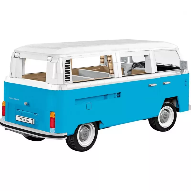 Cobi rakennuslelu Volkswagen T2b Bus, vaaleansininen/valkoinen, mittakaava 1:12