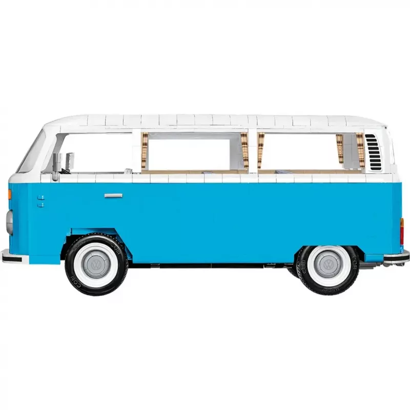 Cobi rakennuslelu Volkswagen T2b Bus, vaaleansininen/valkoinen, mittakaava 1:12