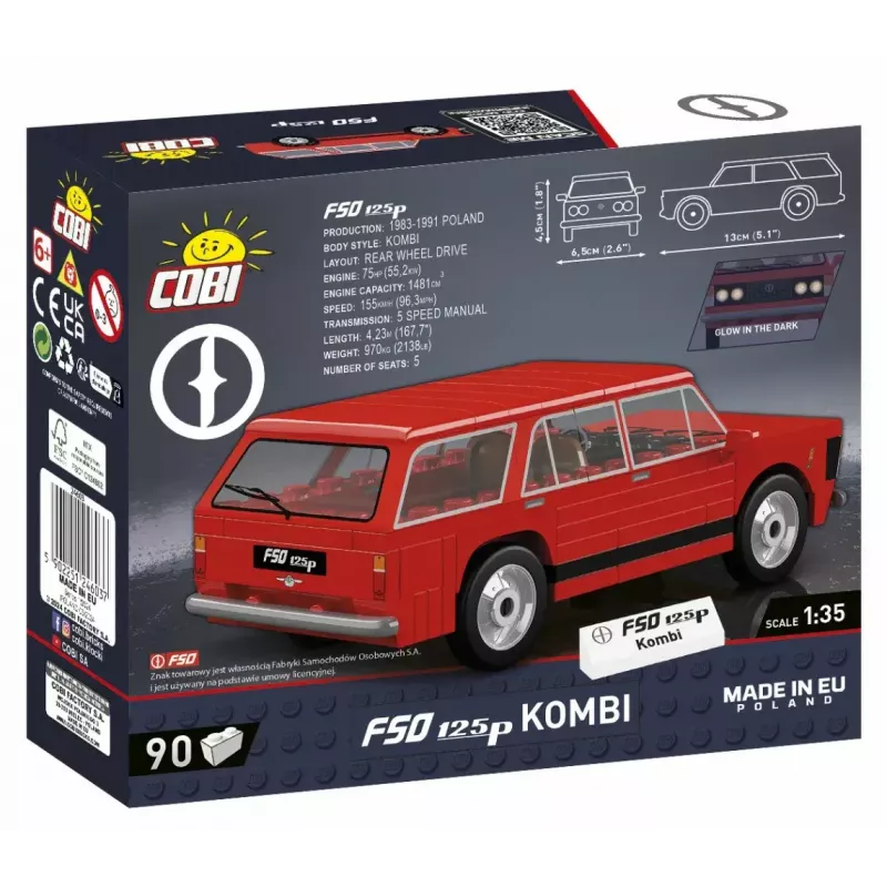 Palikkasarja Cobi Blocks FSO 125p 90 palikkaa COBI-24603 – 90 muovipalikkaa