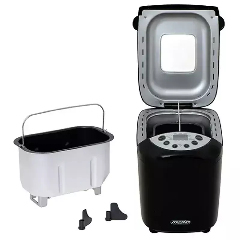 Leipäkone Mesko Home MS 6022 850 W musta digitaalinen ajastin
