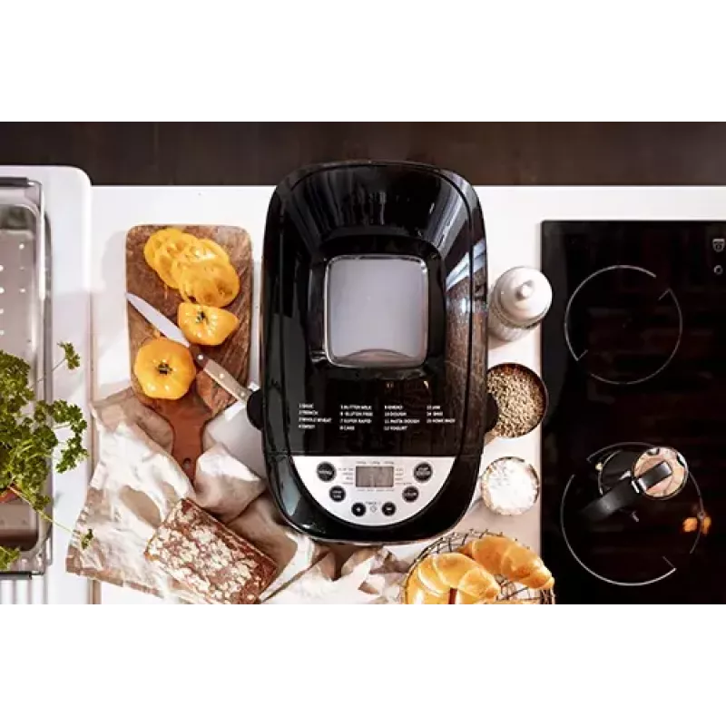 Leipäkone Mesko Home MS 6022 850 W musta digitaalinen ajastin