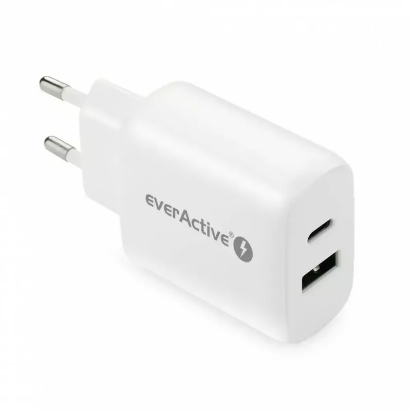 USB-C-laturi everActive SC-370Q 25W QC3.0 USB-pikalataus