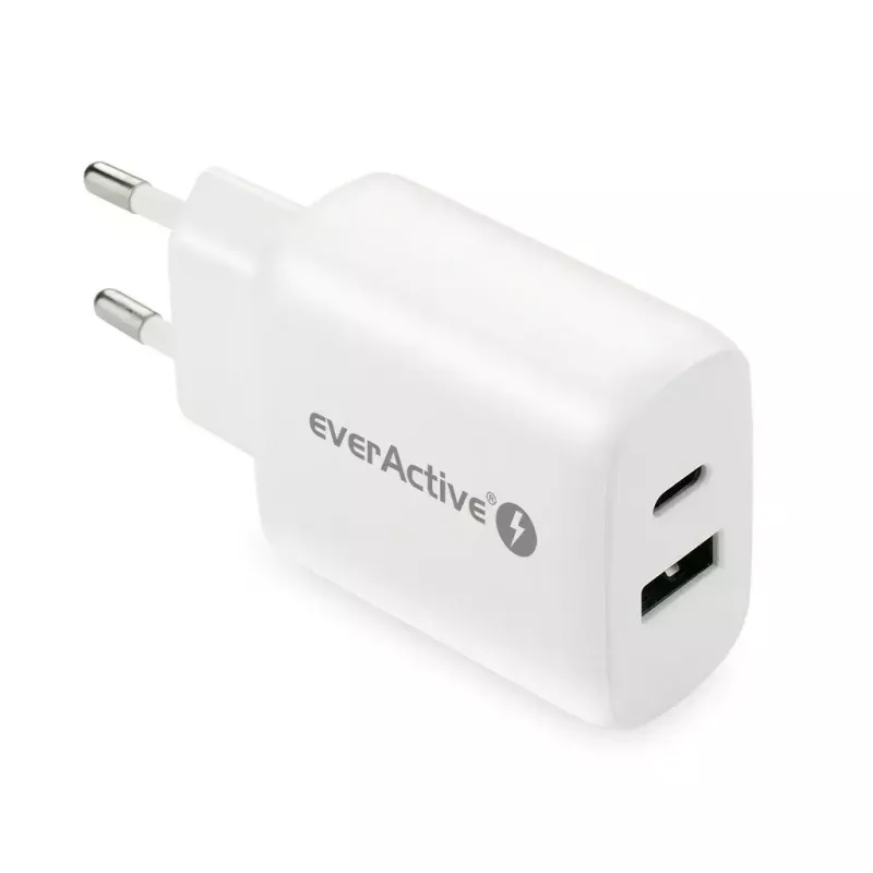 USB-C-laturi everActive SC-370Q 25W QC3.0 USB-pikalataus