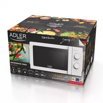 Solo-mikroaaltouuni Adler AD 6205, 700 W, 20 L