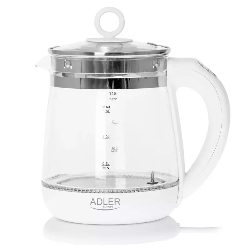 Vedenkeitin Adler AD 1299 1,5 L 1850 W valkoinen