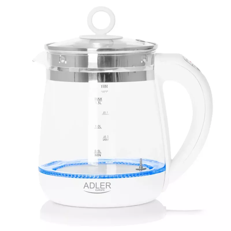 Vedenkeitin Adler AD 1299 1,5 L 1850 W valkoinen