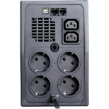 UPS ORVALDI ID1K5CH 1,5 kVA (900 W) Line-Interactive, 24 V akku, LCD, USB, kompakti musta