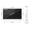 Sharp LC-32HF2265EW 81,3 cm (32 tuuman) HD Smart TV WLAN valkoinen
