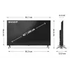 Sharp 43HL4265E TV 109,2 cm (43 tuuman) 4K Ultra HD Smart TV Wi-Fi musta