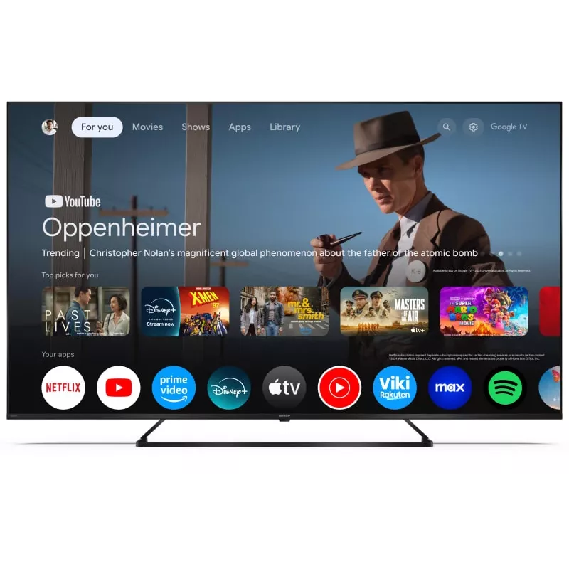 Sharp 50HP6265E TV 127 cm (50 tuuman) 4K Ultra HD Smart-TV Wi-Fi musta
