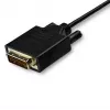 StarTech.com 10ft (3m) USB-C-DVI-kaapeli – 1080p (Single Link) USB Type-C (DP Alt Mode HBR2) - DVI-digitaalivideoadapterikaapeli – toimii Thunderbolt 3:n kanssa – kannettava DVI-monitoriin/näyttöön