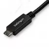 StarTech.com 10ft (3m) USB-C-DVI-kaapeli – 1080p (Single Link) USB Type-C (DP Alt Mode HBR2) - DVI-digitaalivideoadapterikaapeli – toimii Thunderbolt 3:n kanssa – kannettava DVI-monitoriin/näyttöön