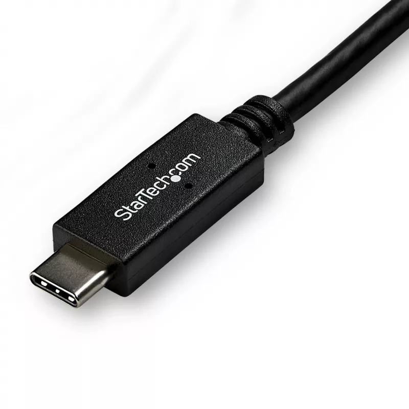 StarTech.com 10ft (3m) USB-C-DVI-kaapeli – 1080p (Single Link) USB Type-C (DP Alt Mode HBR2) - DVI-digitaalivideoadapterikaapeli – toimii Thunderbolt 3:n kanssa – kannettava DVI-monitoriin/näyttöön