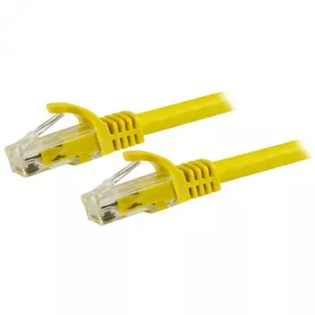 StarTech.com 7,5m CAT6 Ethernet-kaapeli - keltainen CAT 6 Gigabit Ethernet -kaapeli - 250MHz 100W PoE RJ45 UTP verkko-/patch-kaapeli ilman lukituskielekettä vedonpoistolla yksittäin testattu