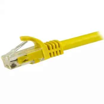 StarTech.com 7,5m CAT6 Ethernet-kaapeli - keltainen CAT 6 Gigabit Ethernet -kaapeli - 250MHz 100W PoE RJ45 UTP verkko-/patch-kaapeli ilman lukituskielekettä vedonpoistolla yksittäin testattu