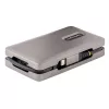 StarTech.com USB-C-moniporttiadapteri, 4K 60Hz HDMI 2.0b, HDR, USB 3.2 Gen 2 10Gbps keskitin (2xUSB-C, 1xUSB-A), 100W PD läpivienti, Mini Travel Dock, 12 tuuman/30cm kaapeli, kannettavan telakointiasema