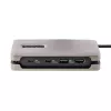StarTech.com USB-C-moniporttiadapteri, 4K 60Hz HDMI 2.0b, HDR, USB 3.2 Gen 2 10Gbps keskitin (2xUSB-C, 1xUSB-A), 100W PD läpivienti, Mini Travel Dock, 12 tuuman/30cm kaapeli, kannettavan telakointiasema
